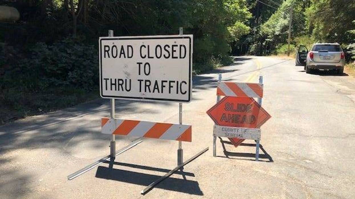 Major roads still closed months after Guerneville flood