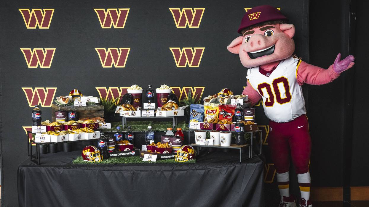 Major Tuddy poses with the new Season Ticket Member Value Menu