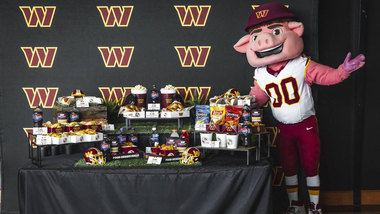 Major Tuddy poses with the new Season Ticket Member Value Menu