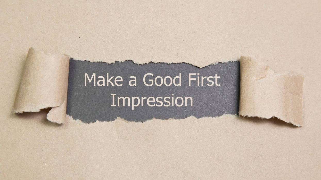 Making A Good First Impression