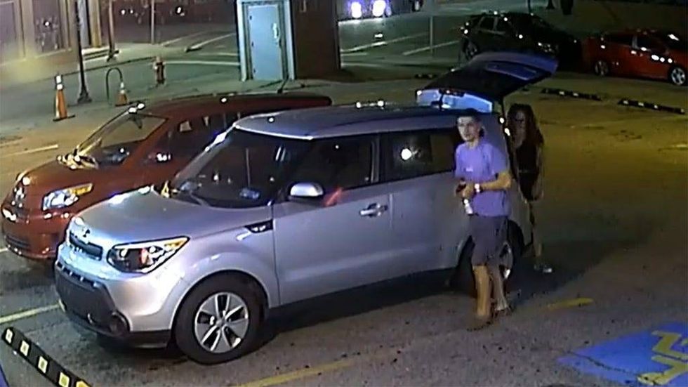 Male tagging suspect