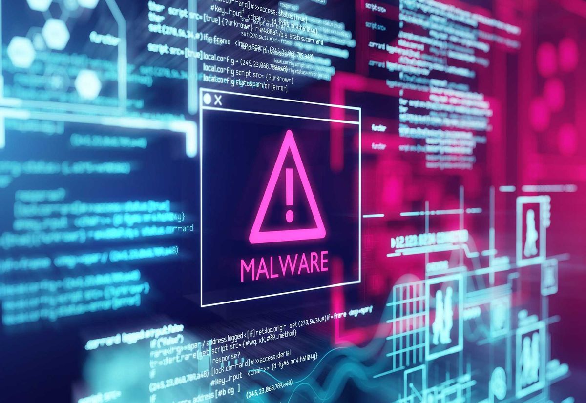 Malware stock image.
