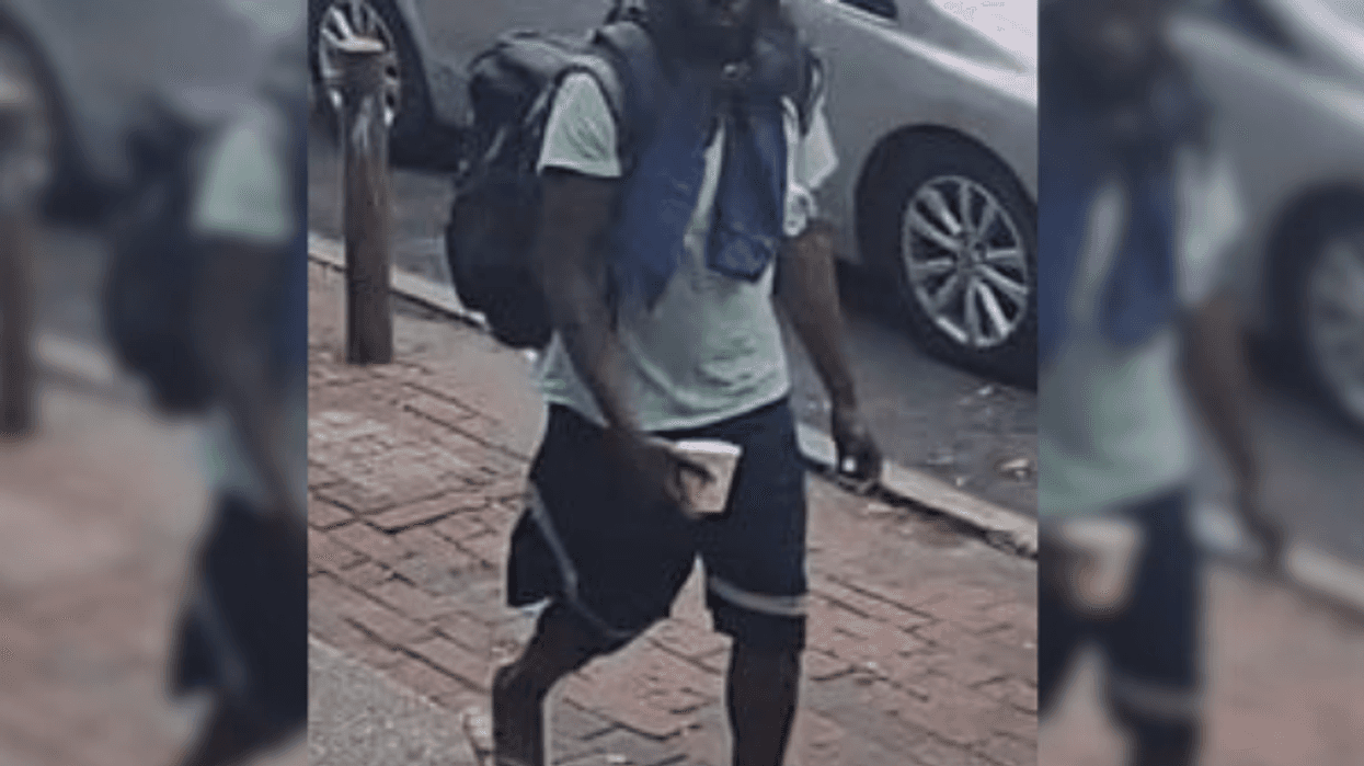 Man accused of throwing a mystery liquid on a woman in Brooklyn.