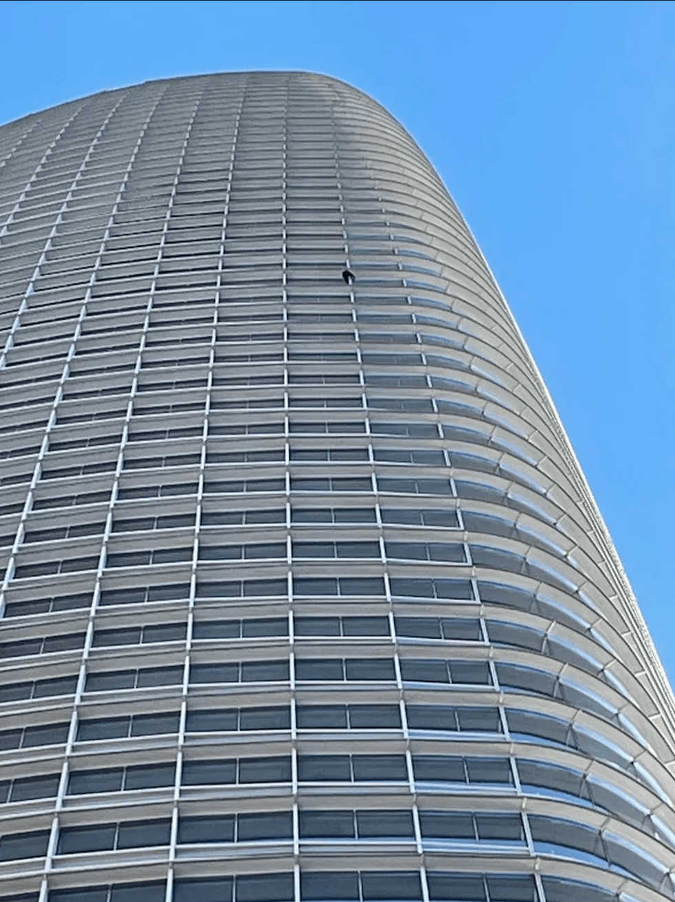 Man climbing San Francisco