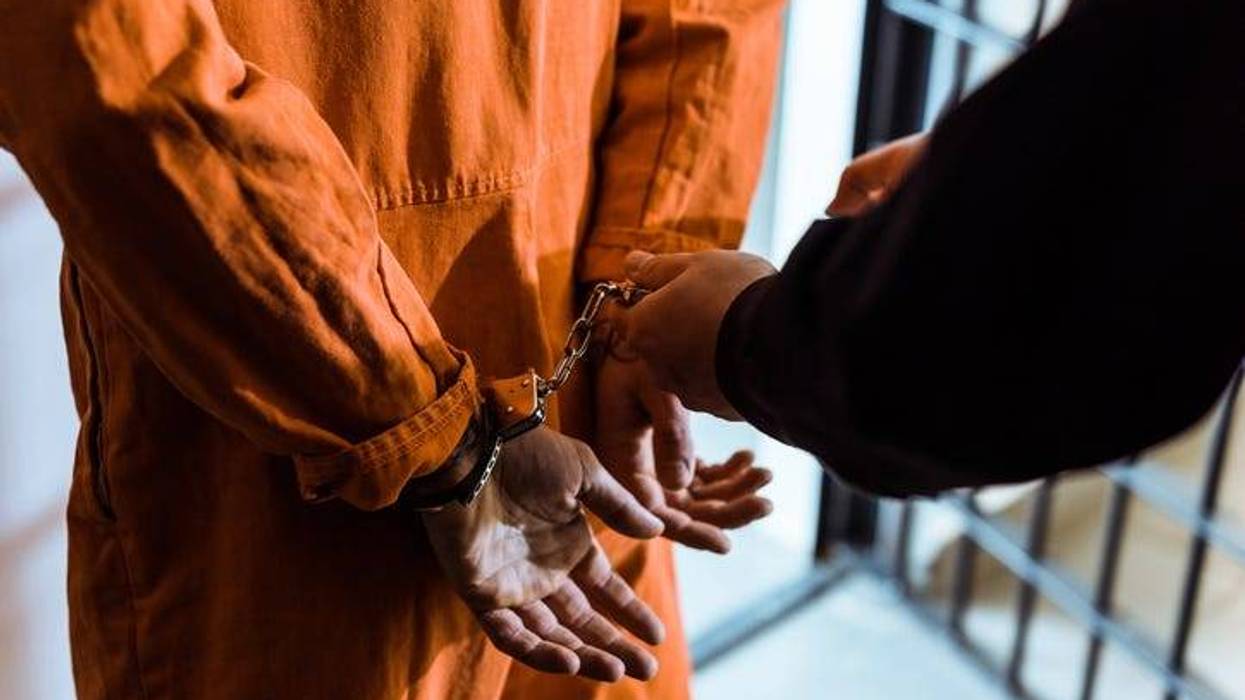 man in handcuffs