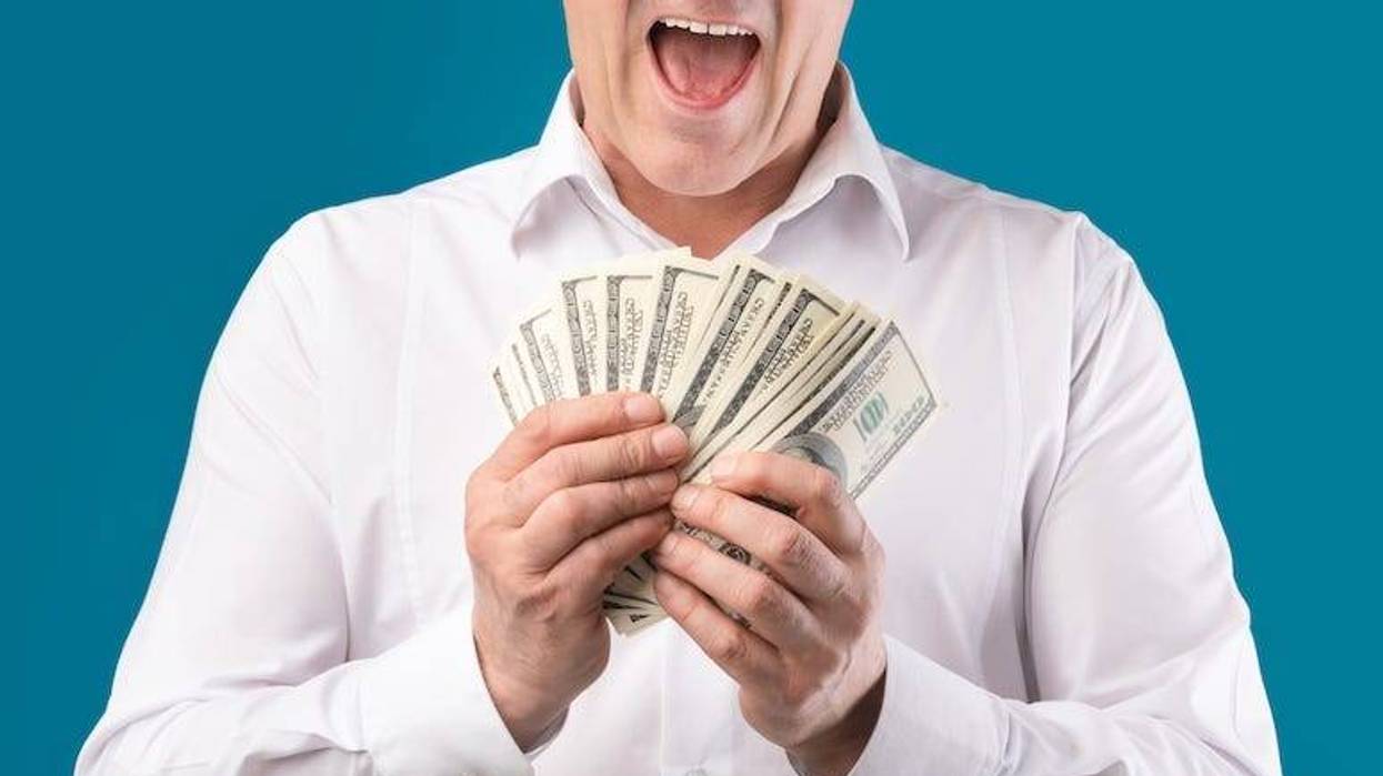 Man, Smile, Smiling, Cash, Money