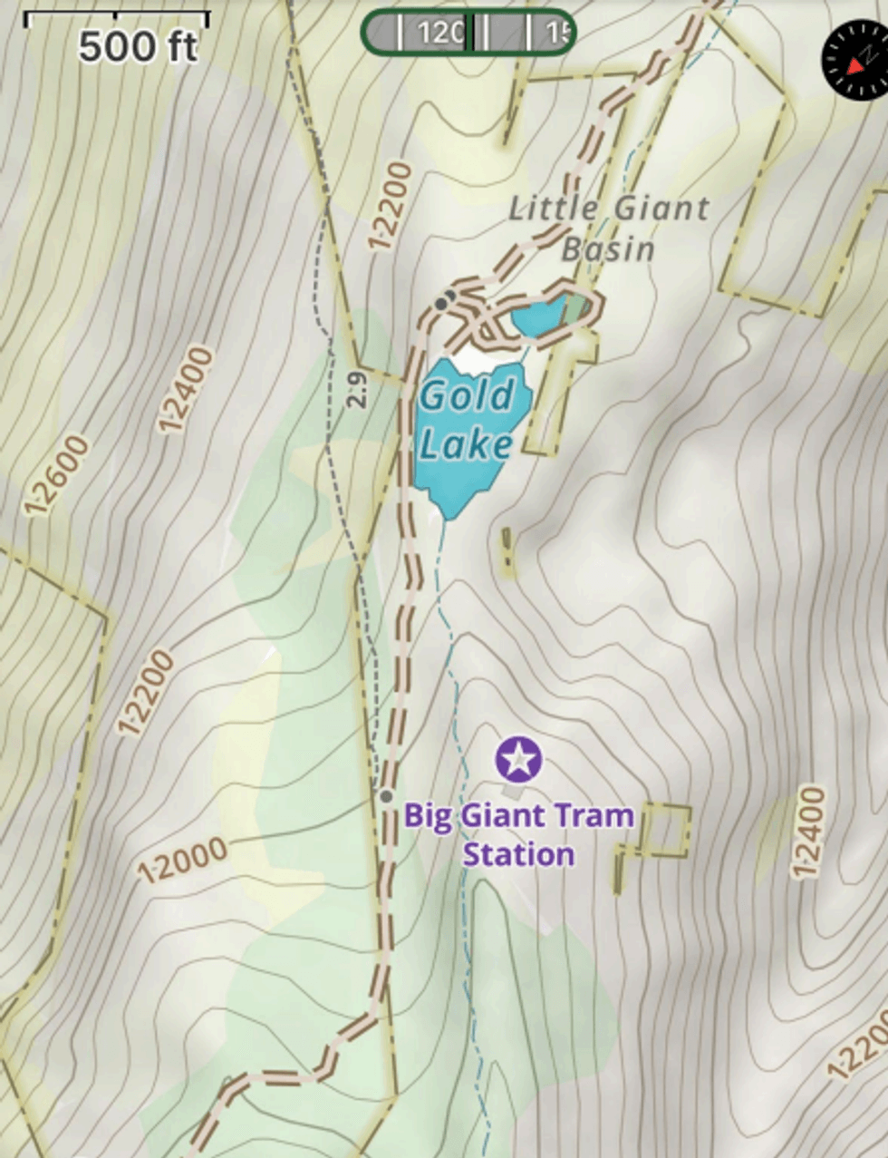 Map of trail