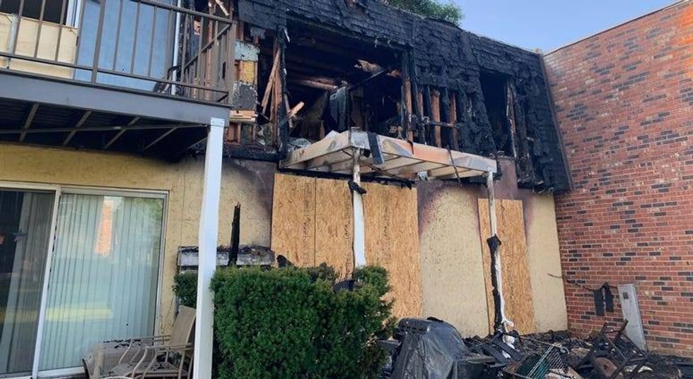 Maple Shade apartment residents safe after late-night fire rips through building
