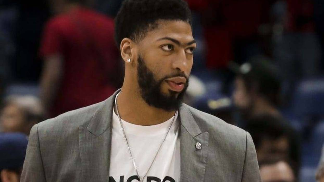 Mar 28, 2019; New Orleans, LA, USA; New Orleans Pelicans forward Anthony Davis following a game against the Sacramento Kings at the Smoothie King Center.