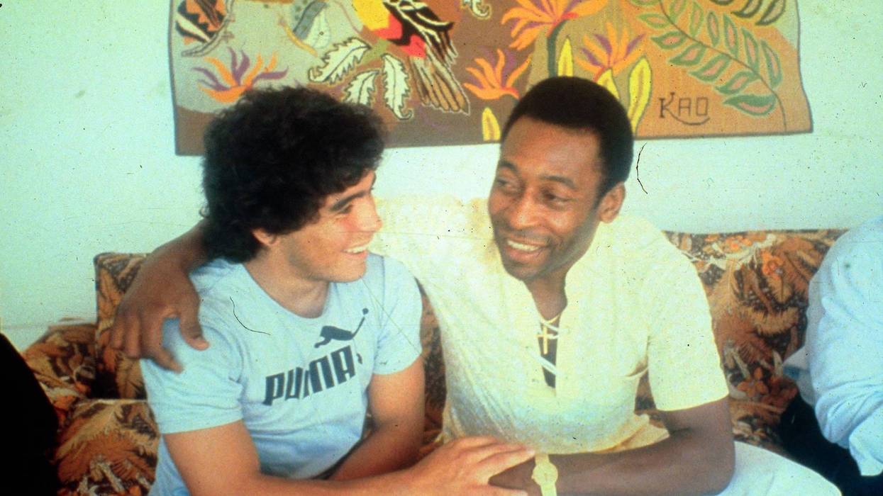 Maradona y Pelé