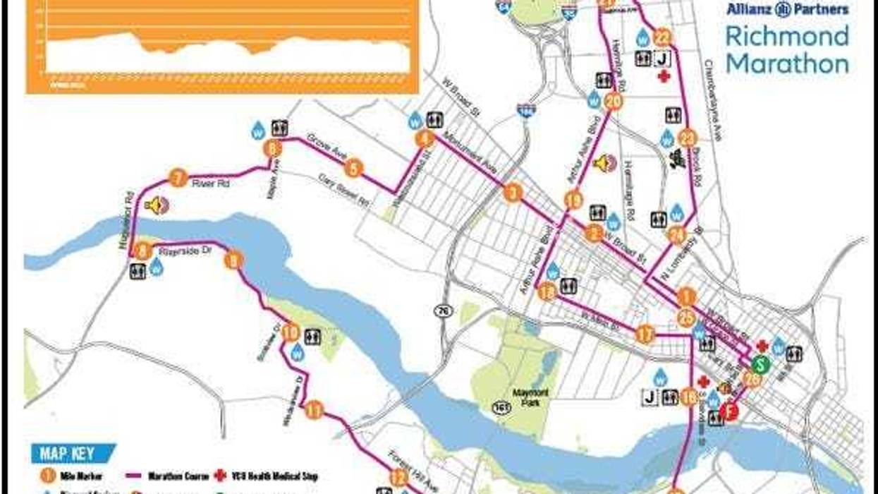Marathon Course - Road Closures