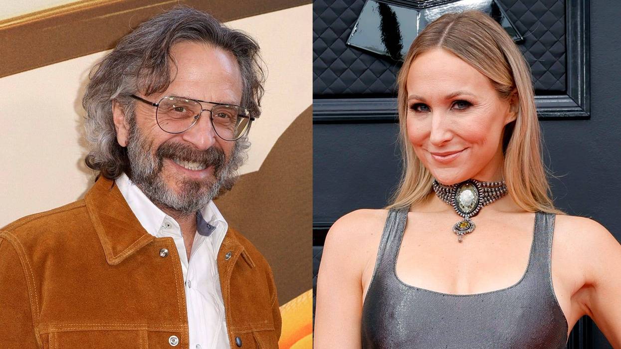Marc Maron and Nikki Glaser