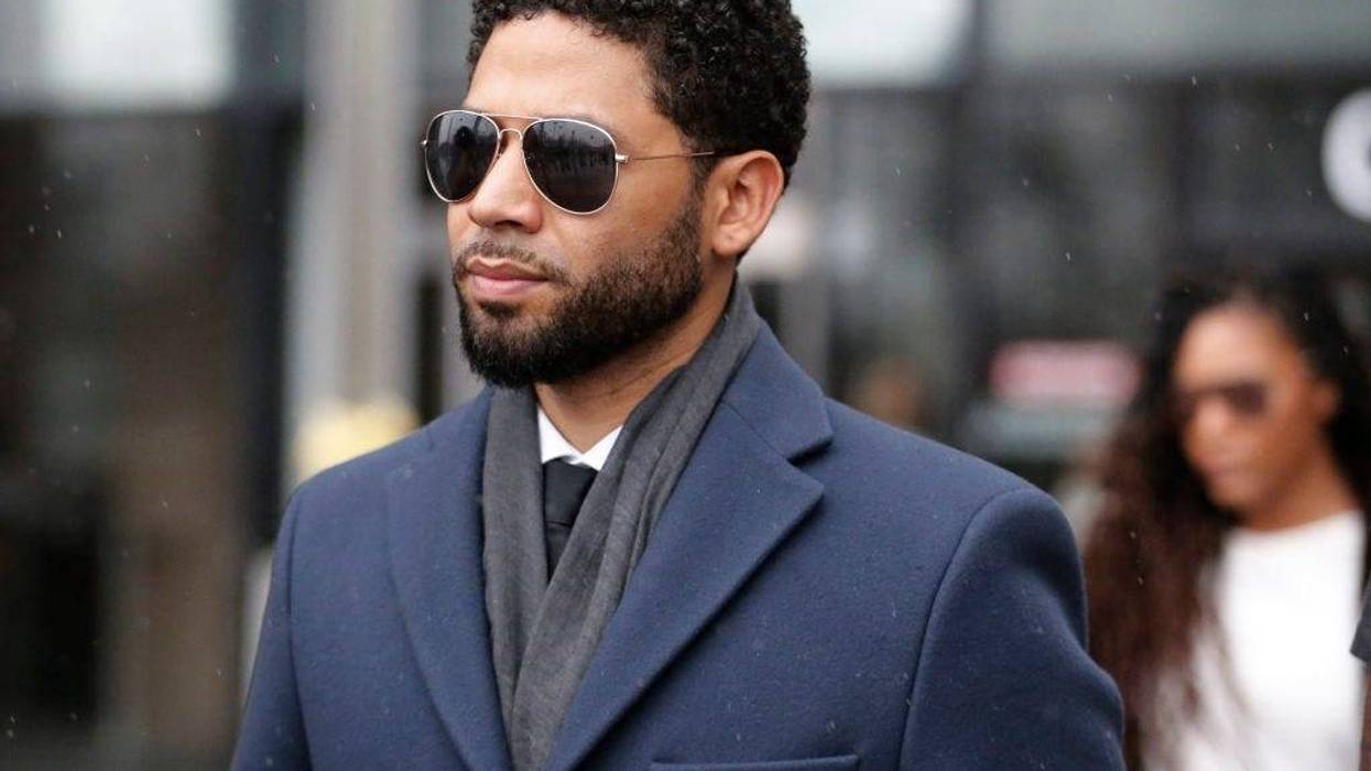 MARCH 14: Actor Jussie Smollett leaves Leighton Criminal Courthouse after his court appearance on March 14, 2019 in Chicago, Illinois. Smollett stands accused of arranging a homophobic, racist attack against himself in an attempt to raise his profile beca