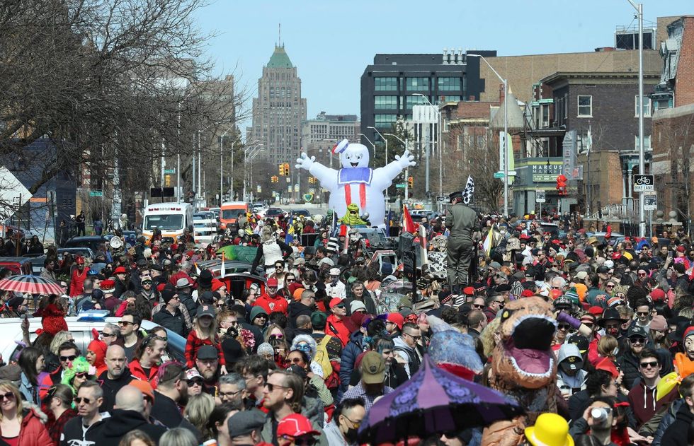 Marche du Nain Rouge in Detroit