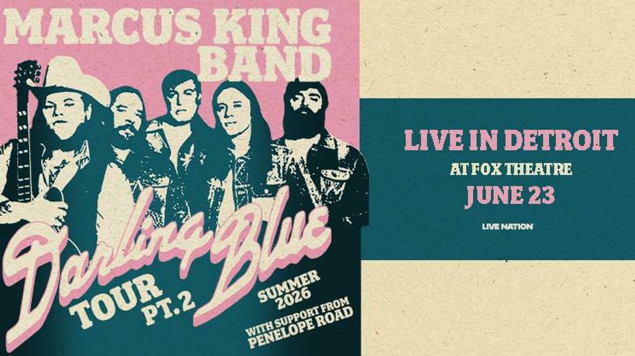 Marcus King Band Darling Blue Tour Pt. 2 concert poster for Detroit, Fox Theatre, June 23.