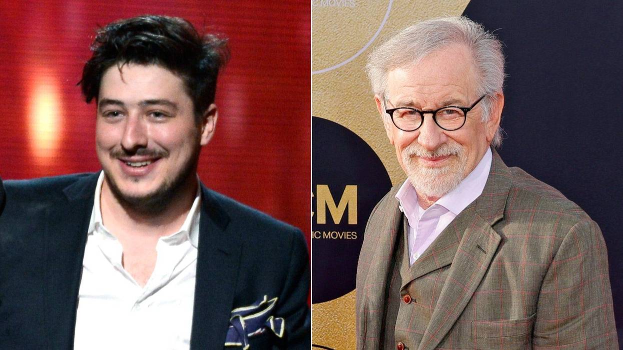 Marcus Mumford and Steven Spielberg