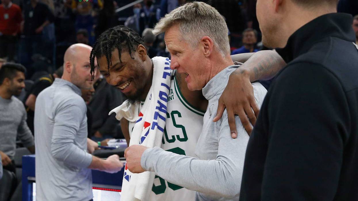 Marcus Smart and Steve Kerr try to clear the air after Wednesday's game