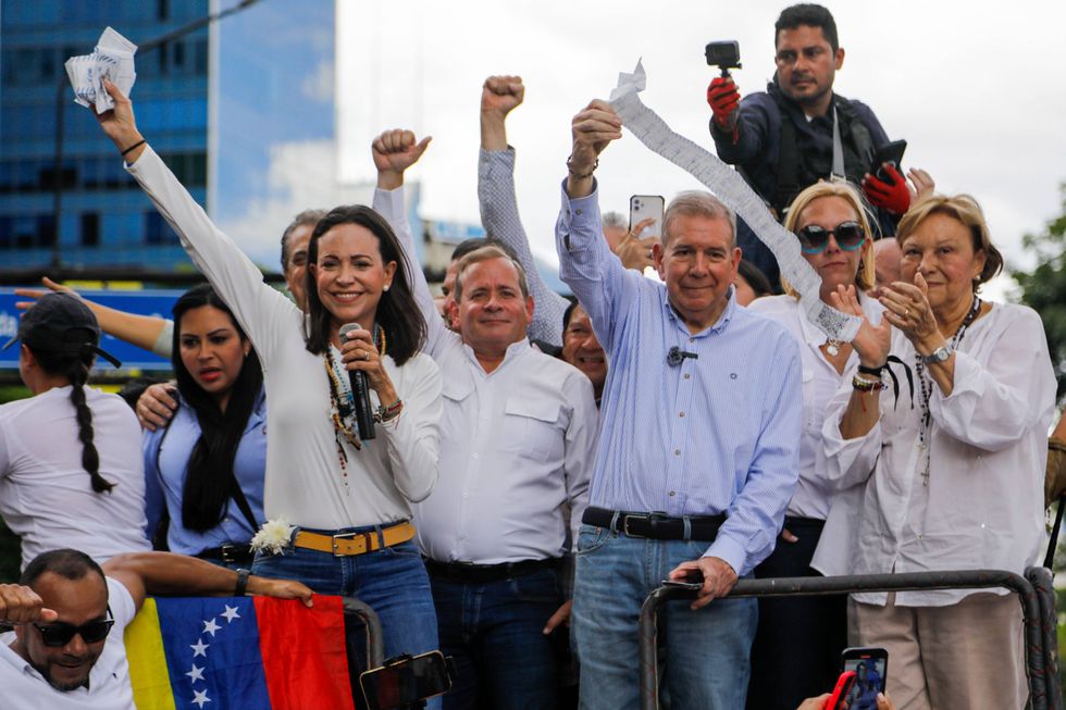 Maria Corina y Edmundo