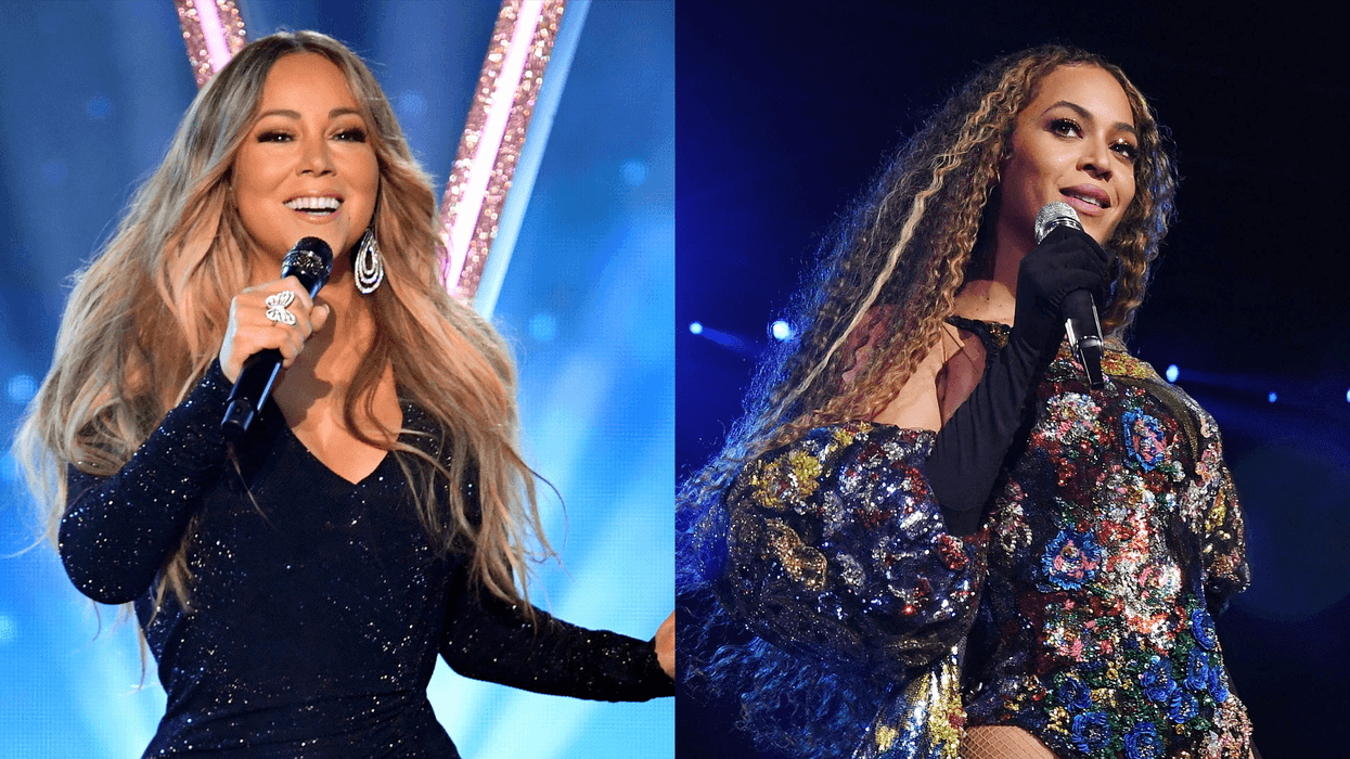 Mariah Carey and Beyoncé