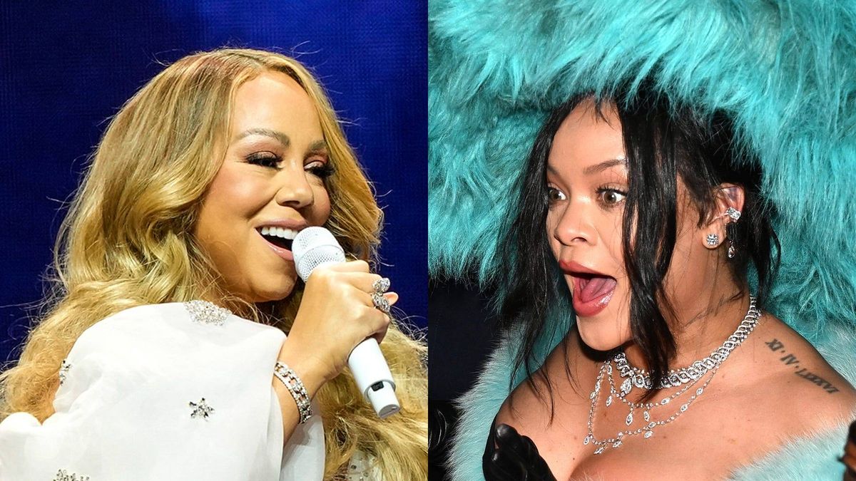 Mariah Carey and Rihanna