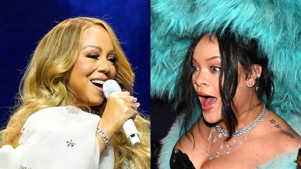 Mariah Carey and Rihanna