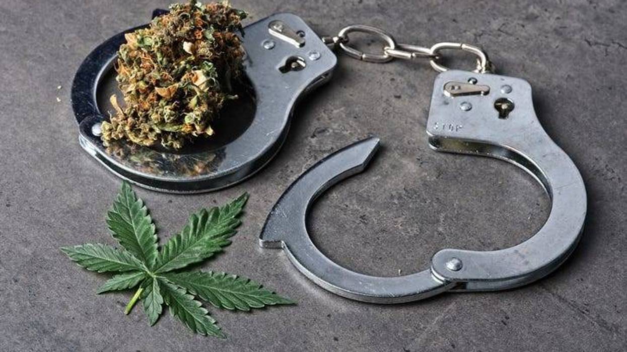 marijuana handcuffs