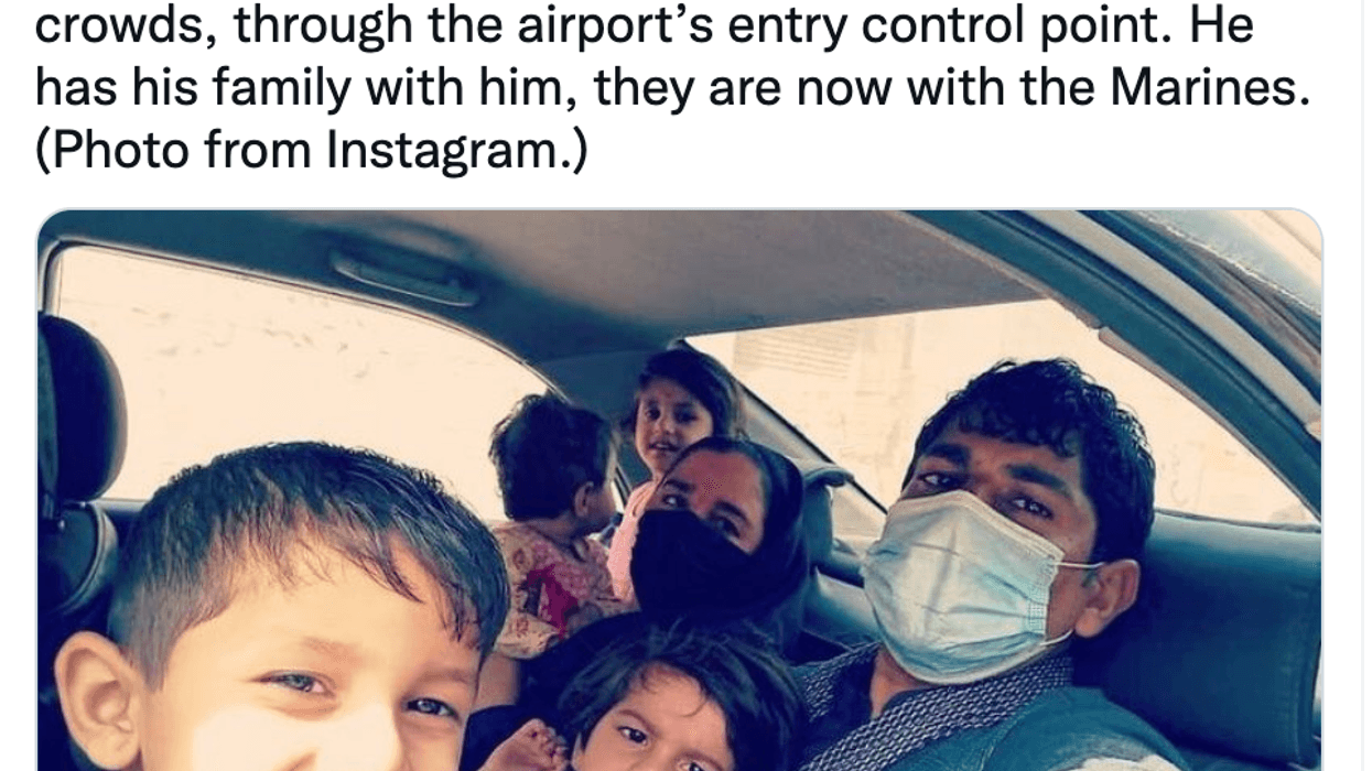 Marine from Chicago cheers on Afghan interpreter who made it out of Kabul with family