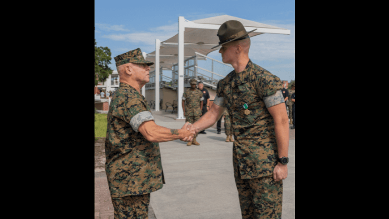 Marine Saves Marine Veteran's Life