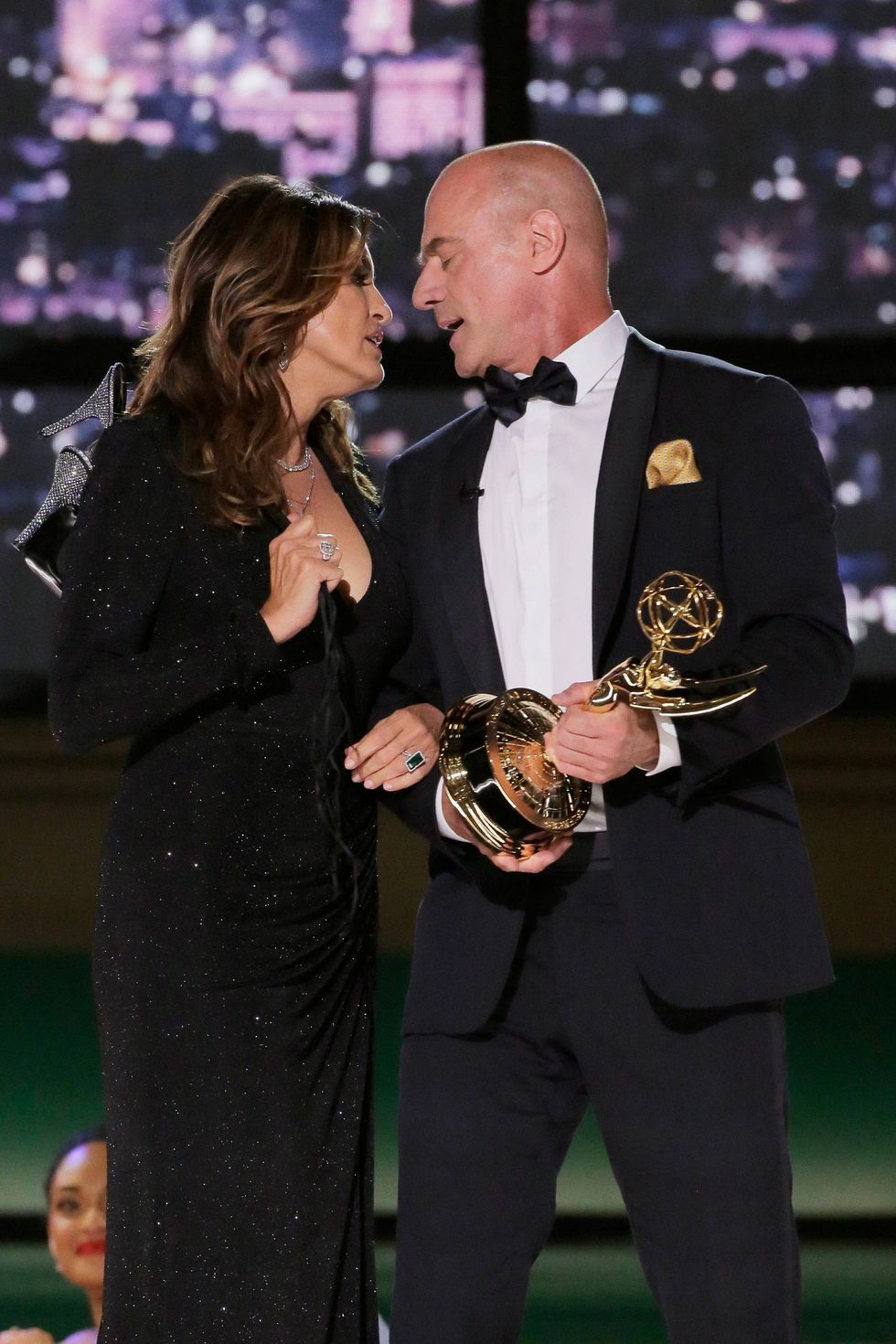 Mariska Hargitay and Christopher Meloni