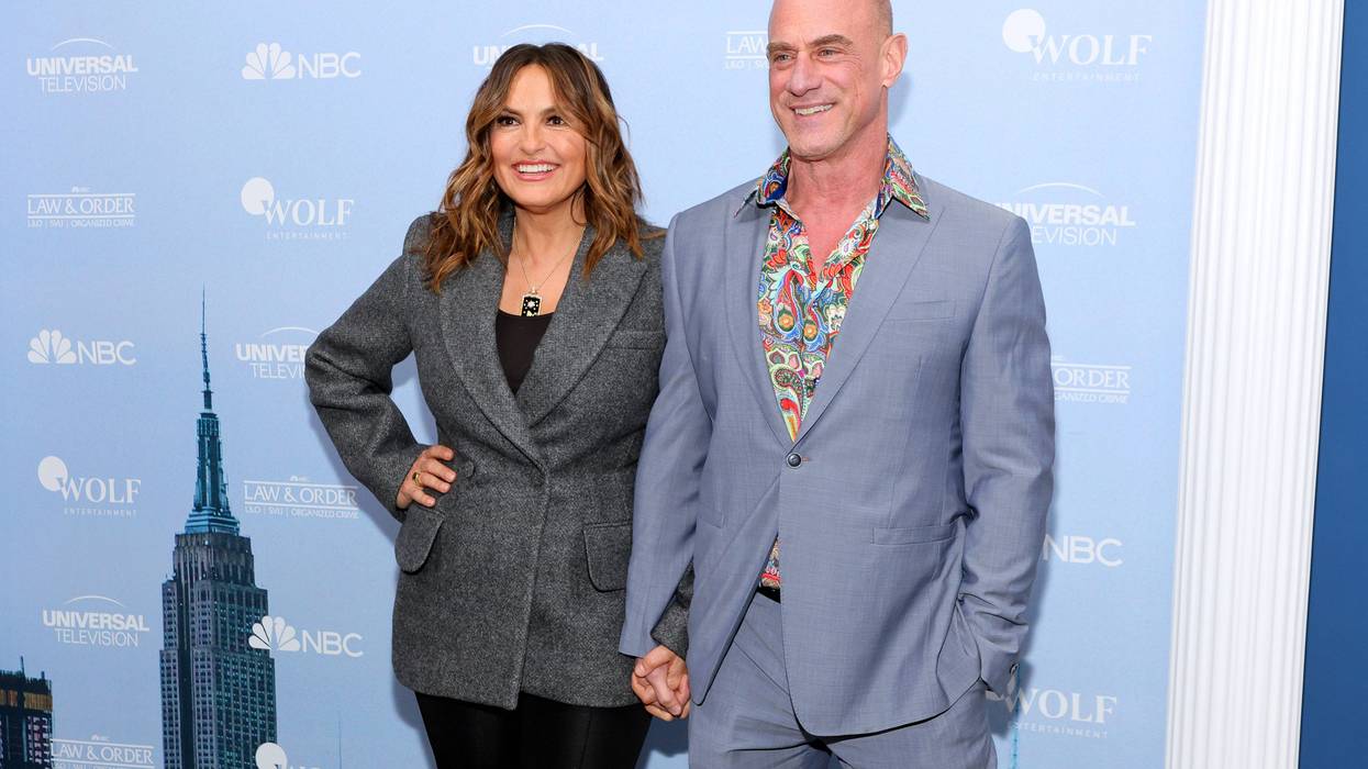Mariska Hargitay and Christopher Meloni
