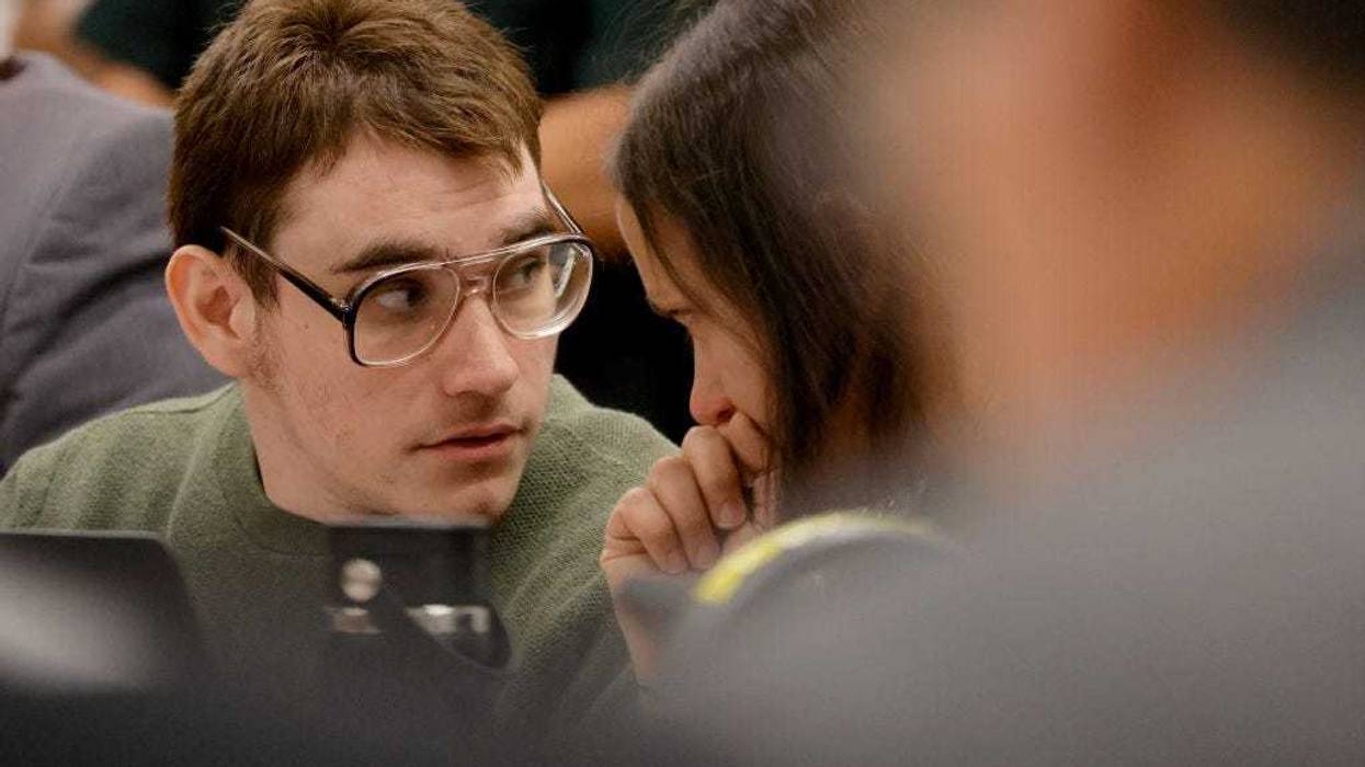 Marjory Stoneman Douglas High School shooter Nikolas Cruz during the penalty phase of his trial at the Broward County Courthouse on August 3, 2022 in Fort Lauderdale, Florida. Cruz previously plead guilty to all 17 counts of premeditated murder and 17 counts of attempted murder in the 2018 shooting.