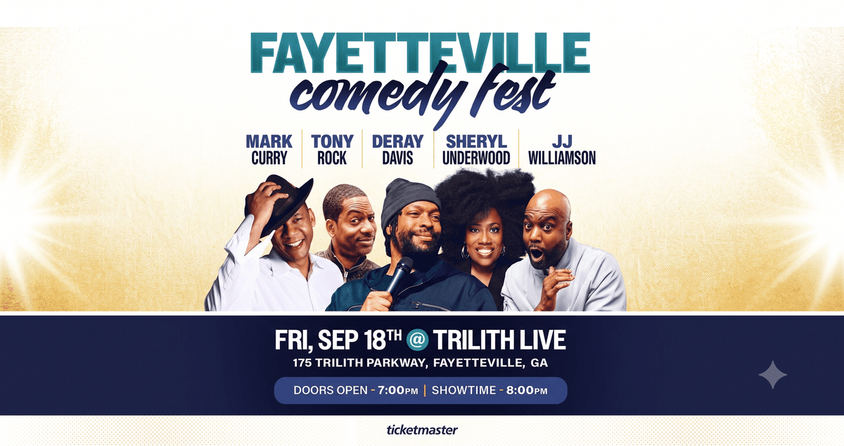 Mark Curry, Tony Rock, Deray Davis & Sheryl Underwood at Trilith Live