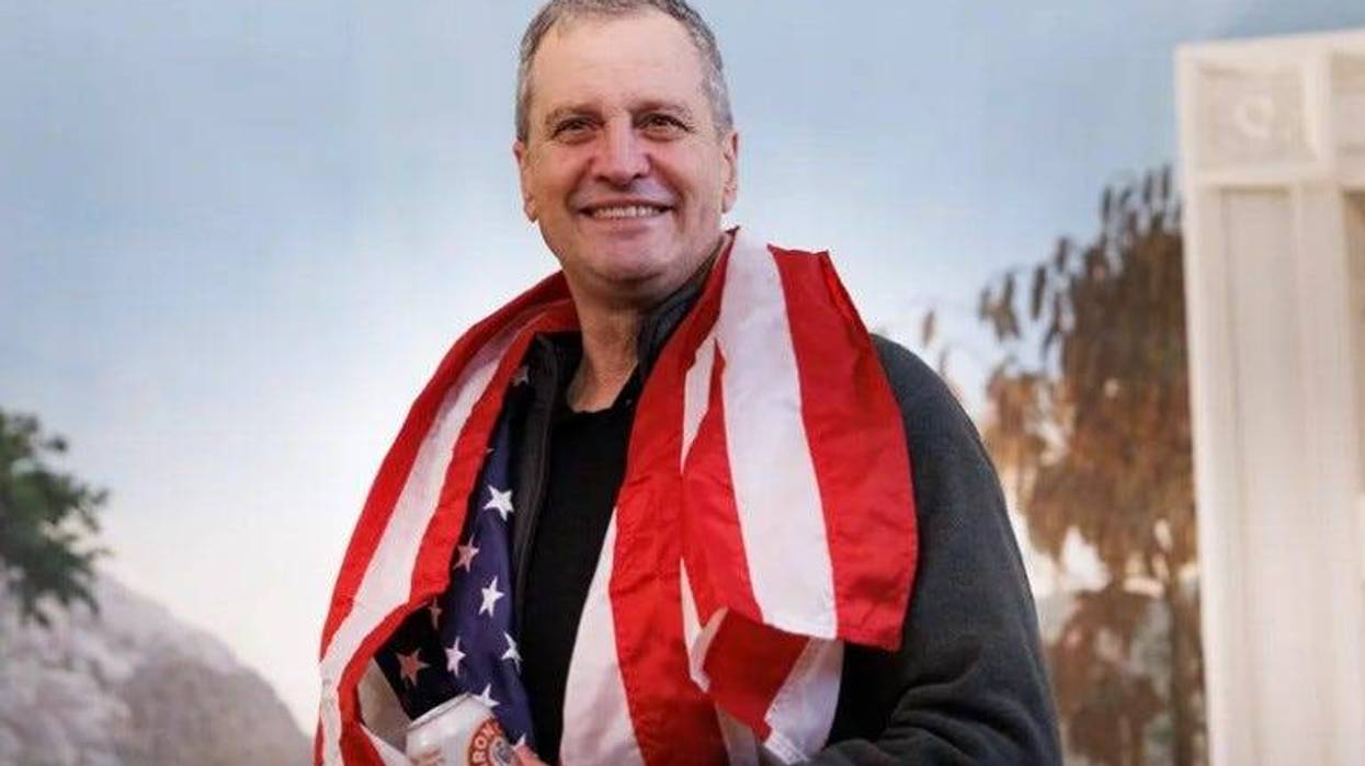 Mark Fogel, who was recently released from prison in Russia, is seen in the Diplomatic Reception Room