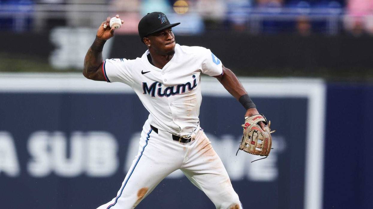 Marlins infielder Tim Anderson
