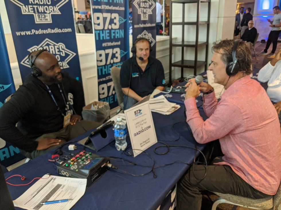 Marlins Manager Don Mattingly With Gwynn & Chris