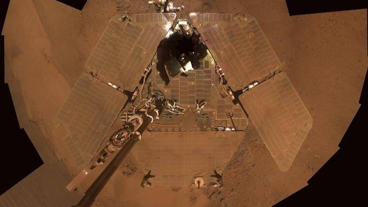 Mars Rover, Opportunity, Selfie, Solar Panels, Mars, 2011