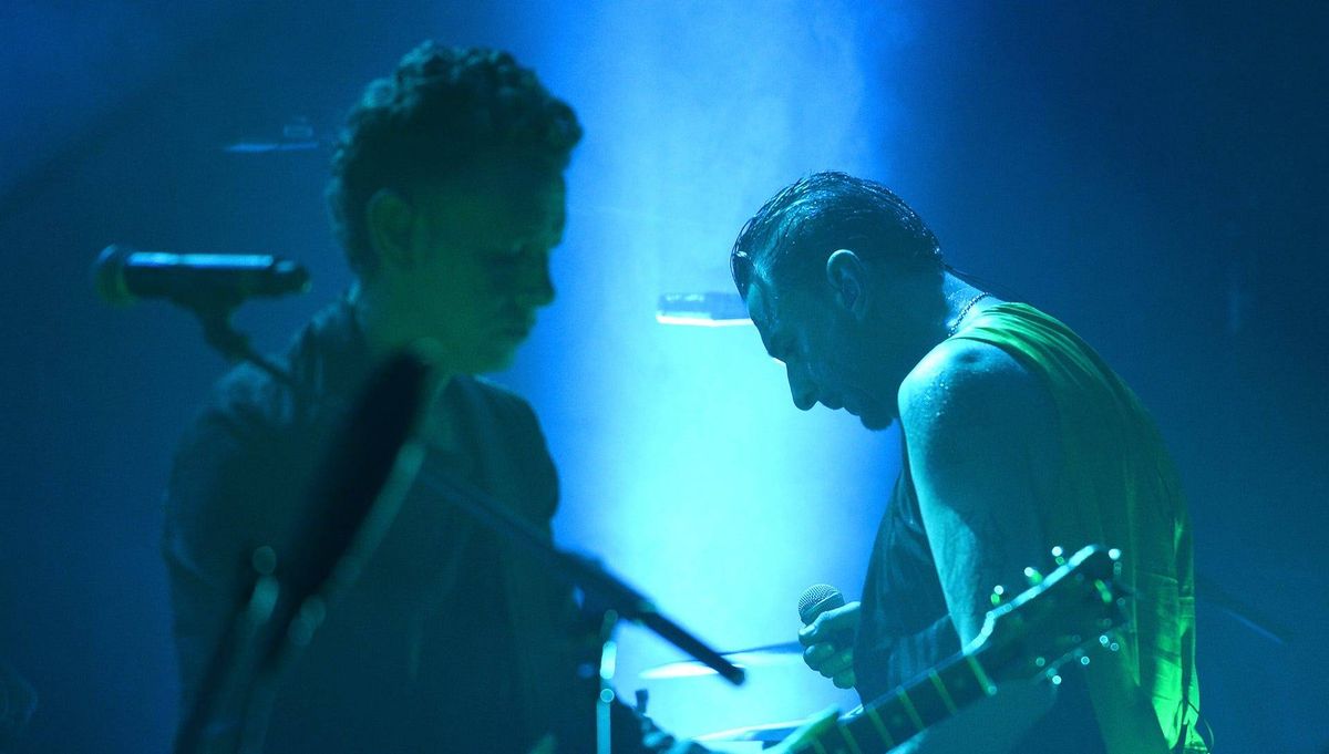 Martin Gore and Dave Gahan of Depeche Mode