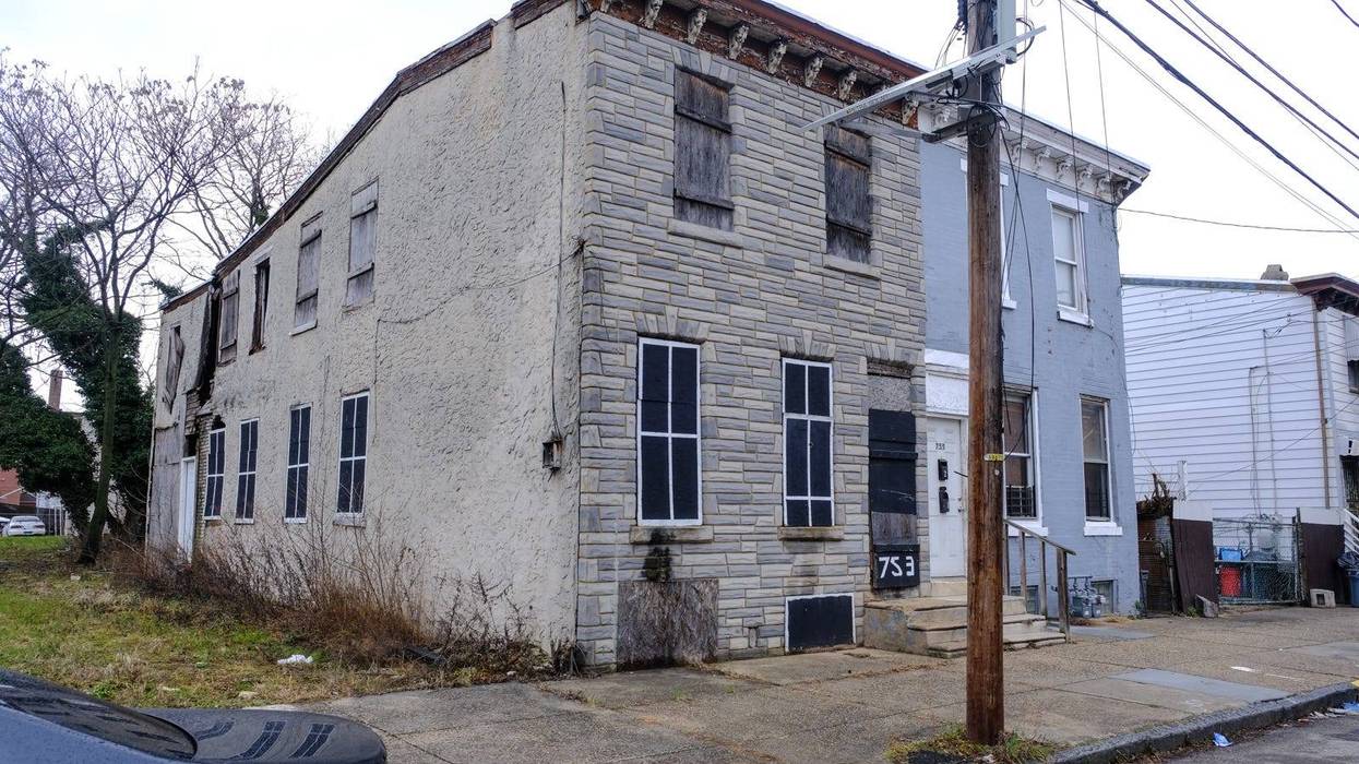 Martin Luther King Jr.'s former residence at 753 Walnut Street in Camden, NJ