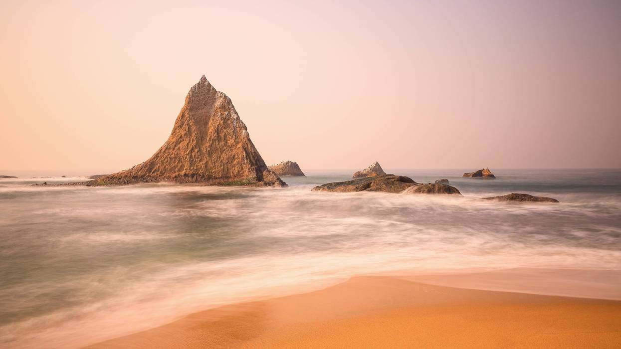 Martin's Beach near Half Moon Bay