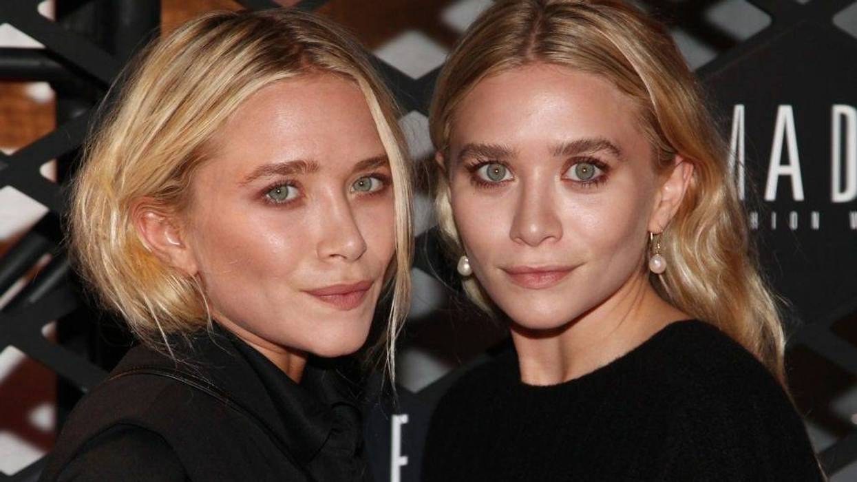 Mary-Kate Olsen and Ashley Olsen attend the Lexus Design Disrupted Fashion Event at SIR Stage 37