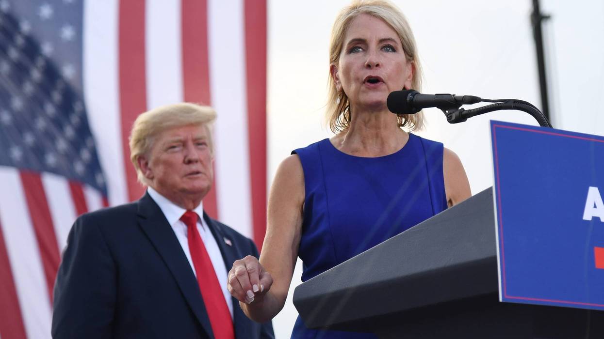 Mary Miller and Donald Trump