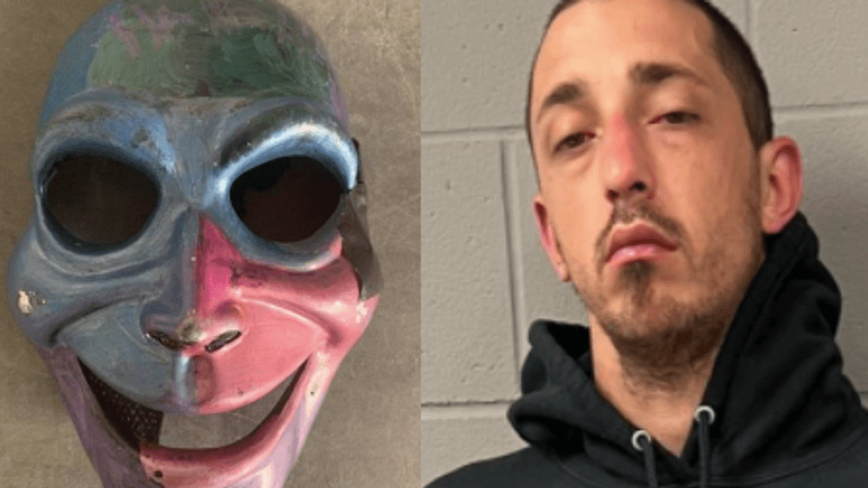 mask, suspect