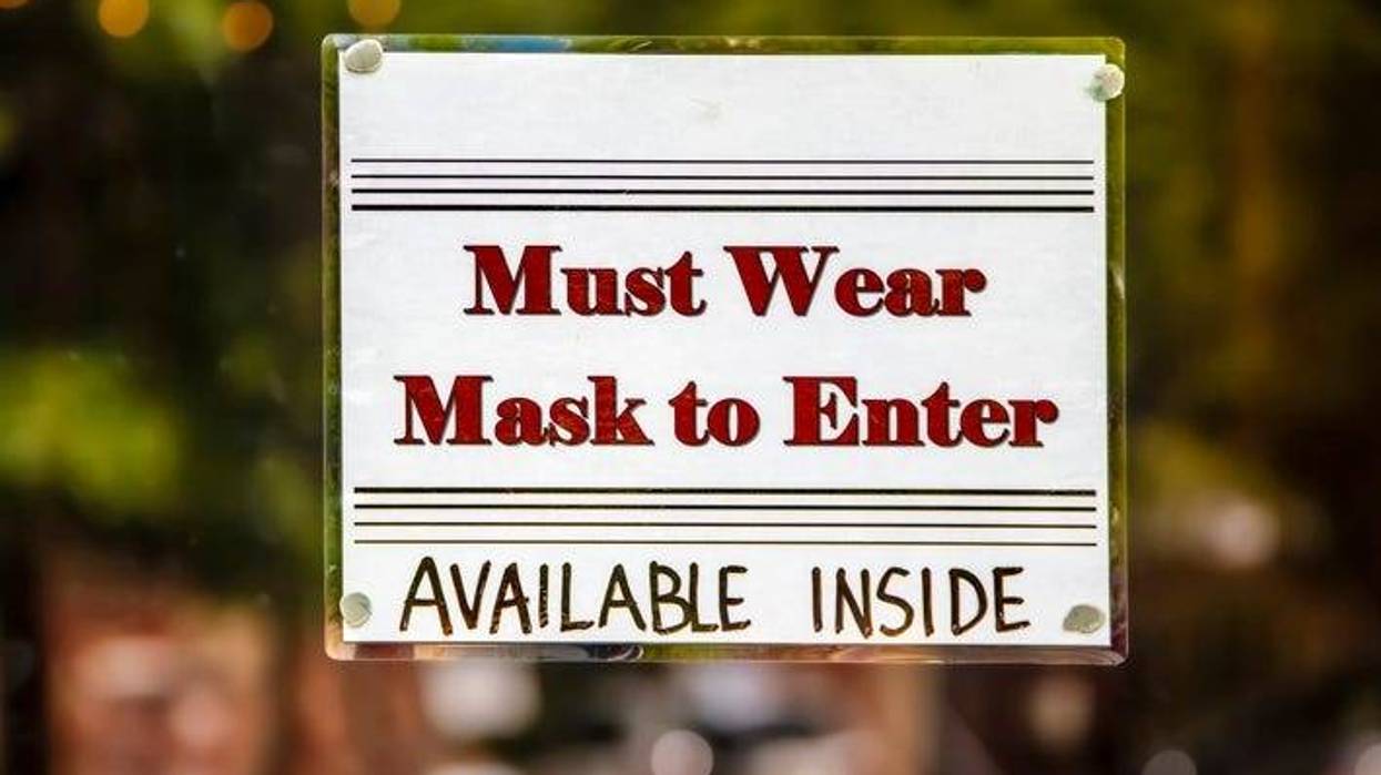 masks sign