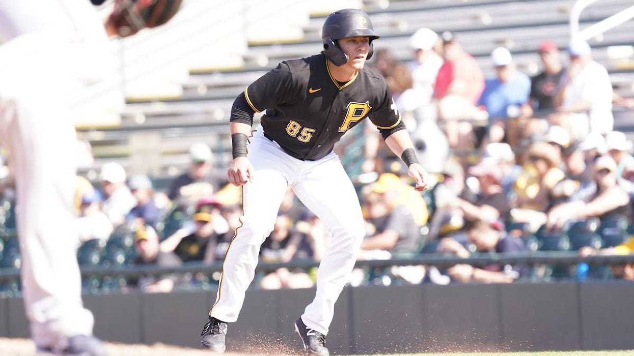 Mason Martin running bases