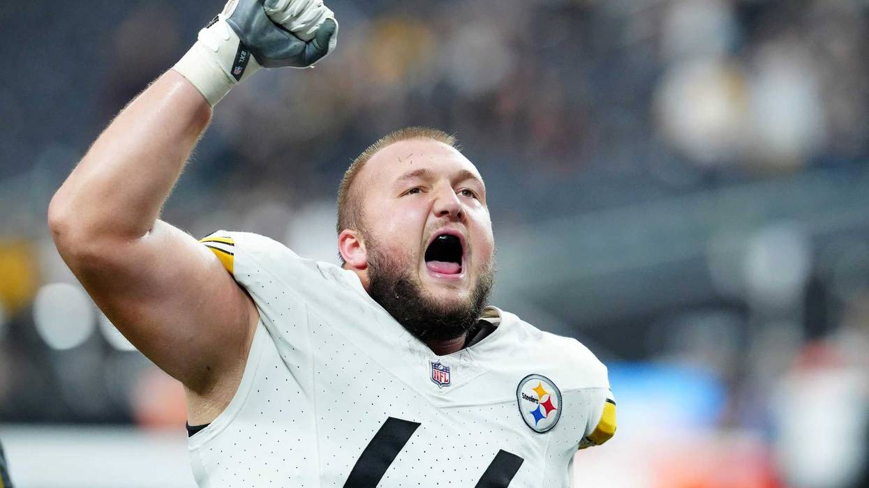 Mason McCormick screaming after game