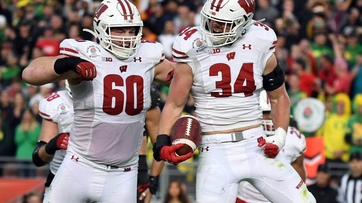 Mason Stokke, Logan Bruss, Wisconsin Badgers