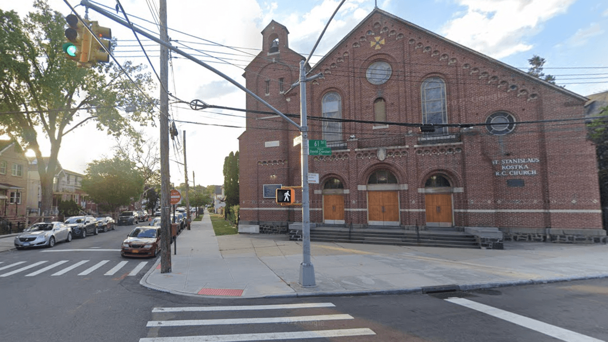 Maspeth Avenue and 61st Street where Serrano was found in his vehicle after the fatal crash