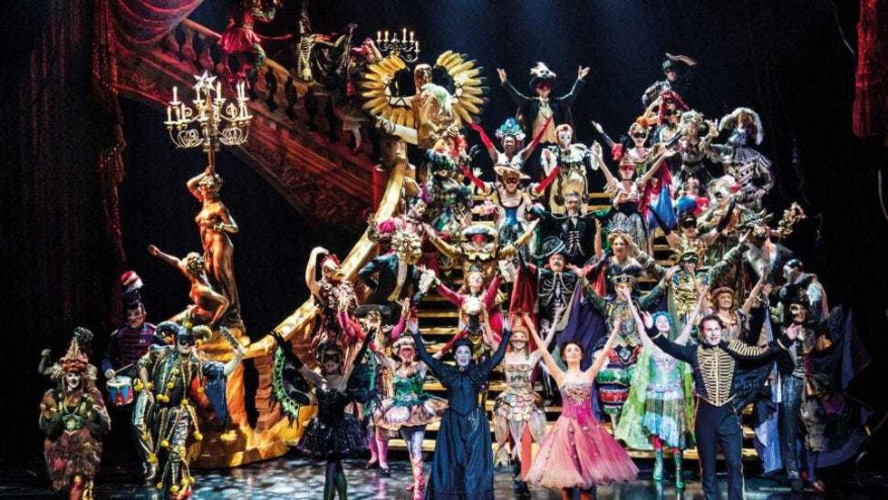 "Masquerade" with the ensemble of "The Phantom of the Opera"