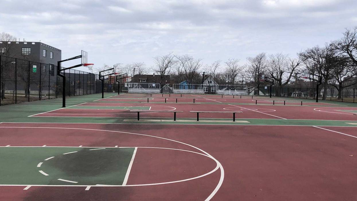 Masten Park Basketball Court