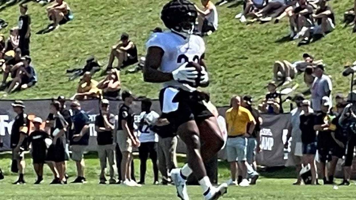 Master Teague with Steelers